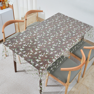 Cubierta de <span class=keywords><strong>mesa</strong></span> de comedor de protección <span class=keywords><strong>transparente</strong></span> gruesa de plástico PVC - Product Image 5