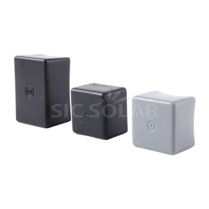 Accessoires pour système de support de panneaux solaires : Capuchons de protection en <span class=keywords><strong>plastique</strong></span> <span class=keywords><strong>40x40</strong></span> pour rails PV, embouts pour rails en aluminium - Product Image 5