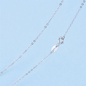 Collar <span class=keywords><strong>de</strong></span> Joyería al <span class=keywords><strong>Por</strong></span> <span class=keywords><strong>Mayor</strong></span> Más Vendido <span class=keywords><strong>de</strong></span> <span class=keywords><strong>Plata</strong></span> <span class=keywords><strong>de</strong></span> Ley <span class=keywords><strong>925</strong></span> Chapado en Oro <span class=keywords><strong>de</strong></span> 18K con Cadena Fina Tipo Caja Plana para Mujer para Dijes - Product Image 5