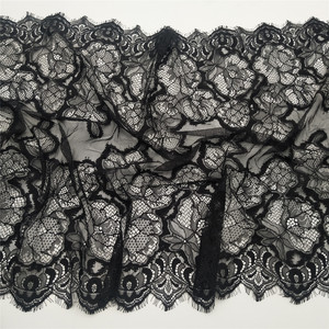 Bordure en dentelle large pour cils, en nylon écologique, motif floral, garniture de luxe élégante pour robes de mariée et accessoires vestimentaires - Product Image 6