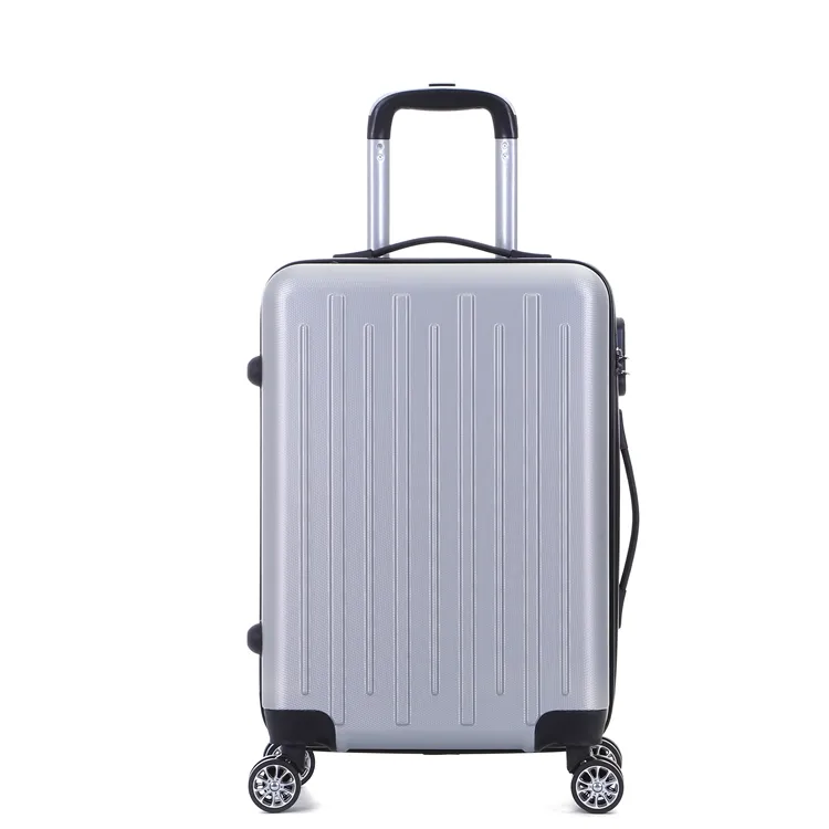 Cheap Customization ABS Singles Wheels Or 4*360 Degree Wheels Hand Carry Luggage 3 pcs Sets Trolley Luggage Bag For Unisex