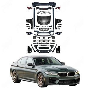 Parachoques Delantero y Trasero de Material PP Estilo F90 LCI M5, Lámparas para <span class=keywords><strong>BMW</strong></span> Serie 5 F10 a <span class=keywords><strong>M5CS</strong></span>, Kit de Carrocería, Faros Delanteros y Traseros - Product Image 1
