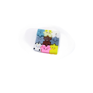 Jouet anti-stress pour enfants, puzzle d'animaux de dessin animé, matériau TPR super doux, sensation de boue, rebond lent, soulagement de l'anxiété - Product Image 5