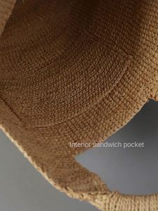 New French Trendy <b>Straw</b> Woven Tote <b>Bag</b> Women Lady Summer Vacation Travel Handbag - Product Image 5