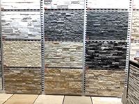 PerfectStone Premium – Dalles de schiste irrégulières effet rouillé pour revêtement mural extérieur – Décoration résistante aux acides et durable