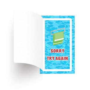 บัตรลอตเตอรี่แบบดึงเปิดรางวัล วินโดว์เดียว สำหรับผู้ผลิต (OEM) - Product Image 4