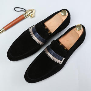 Chaussures Oxford pour hommes de créateur italien, patchwork, bout carré, légères, respirantes, banquet, mariage, lacets, mocassins plats - Product Image 4