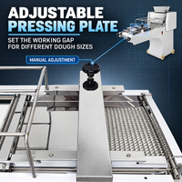 Machine à façonner le pain commercial, mouleuse de pâte à pain, équipement de façonnage de pains et de baguettes pour la production en boulangerie commerciale