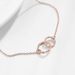 Mode Ronde Creuse Bracelet En Acier Inoxydable Or Argent Bracelet pour Femmes Uionen 495 - Product Image 3