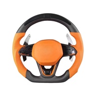 Volant en fibre de carbone avec palettes de changement de vitesse pour VW Golf GTI 7 7.5 Mk7 7,5 7R R Mk7R Audi A3 8V Jetta Tiguan Accessoires