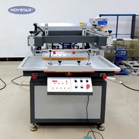 Machine d'impression d'écran de table à vide à bras incliné
