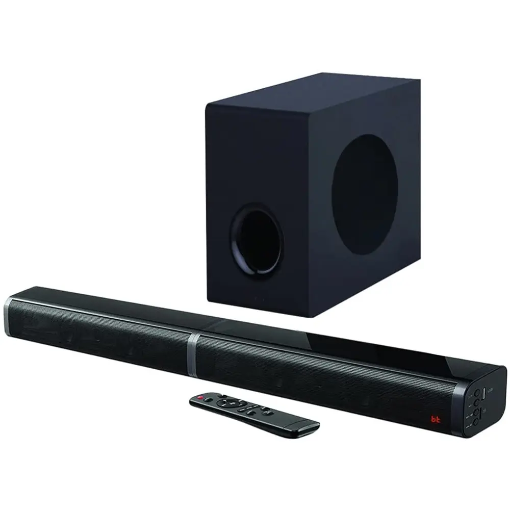 Tv Home Theater Geluidssysteem Speaker Bluetooth Wall Mount Soundbar Speaker 3d Soundbar Met Subwoofer Draadloos