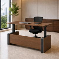 Bureau de direction réglable en hauteur, table assis-debout pour manager