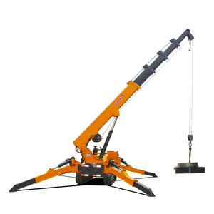 Mini-grue araignée sur chenilles Changsheng, capacité 1-16T, hauteur de travail autonome 9m, mobile hydraulique pour opérations en espace étroit et quai - Product Image 1