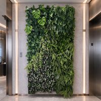 Panneau mural végétal artificiel sur mesure pour la décoration intérieure