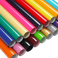 Vinilo de Transferencia de Calor de Venta Caliente de Fábrica PVC PU Flex HTV Película de Transferencia Vinilo Textil