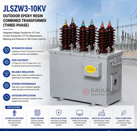 Boîtier de comptage 10 kV 150/5A classe 0.2S JLSZW3, transformateur combiné CT/VT extérieur en résine époxy pour sélection de projets