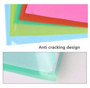 Porte-documents A4 transparents à rabat, pochettes en plastique transparent pour le rangement de fichiers, organisation du papier, produits de classement - Product Image 3