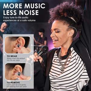 Фабричные мягкие и удобные концертные музыкальные дискотеки для защиты слуха многоразовые силиконовые беруши - Product Image 5