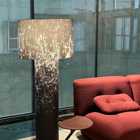 Lampe sur pied de style italien, design moderne minimaliste, lumière cylindrique pour salon et chambre à coucher