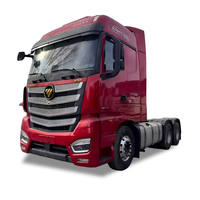 Nouveau stock Fonton Auman 6x4 Euro 6 Camion tracteur à direction à gauche avec caméra arrière, tracteur routier 610 CV, tête de camion, remorque, tracteur