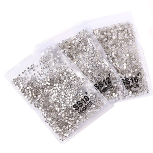 1440 piezas/bolsa SS3-SS40 Cristales de Diamantes Redondos 3D con Reverso Plano, Color AB, Fáciles de Aplicar para Decoración de Uñas - Product Image 2