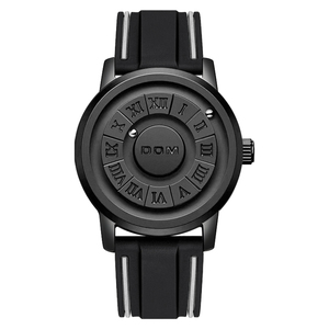 Reloj de Pulsera de Cuarzo para Hombre DOM 1345, Diseño Dorado, Creativo con Bola de Hierro Magnética, Resistente al Agua, Reloj para Hombre - Product Image 2