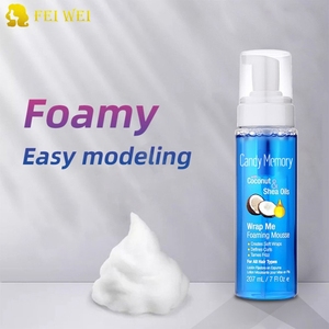 Mousse coiffante pour <span class=keywords><strong>cheveux</strong></span> bouclés à l'huile de noix de coco et de karité, marque privée, définit <span class=keywords><strong>les</strong></span> boucles, anti-frisottis, pour tous <span class=keywords><strong>les</strong></span> types de <span class=keywords><strong>cheveux</strong></span> - Product Image 2