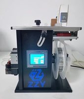 Petite machine d'étiquetage semi-automatique de type L à angle de 90 degrés, machine d'étiquetage adhésif pour les coins des boîtes