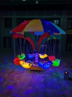 Manège Électrique Rotatif « Poisson Volant » 8 Places pour Enfants - Parc d'Attractions