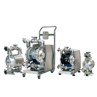 Pompe à membrane pneumatique à pâte liquide de qualité hygiénique en acier inoxydable Offres Spéciales