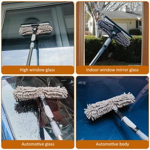 Outil <span class=keywords><strong>de</strong></span> <span class=keywords><strong>nettoyage</strong></span> <span class=keywords><strong>de</strong></span> <span class=keywords><strong>vitres</strong></span> avec rallonge d'épissure rotative 2 <span class=keywords><strong>en</strong></span> 1 pour le <span class=keywords><strong>nettoyage</strong></span> des <span class=keywords><strong>vitres</strong></span> <span class=keywords><strong>de</strong></span> voiture à l'intérieur et à l'extérieur. - Product Image 5