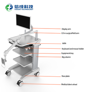 Geavanceerde Ent Instrument Nood Endoscopie Trolley Kar Industriële Medische Kar Fabrikant Werkstation Voor Ziekenhuisgebruik - Product Image 4