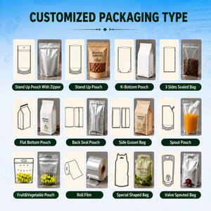 Packfortune Custom Printed Caramel Popcorn Food Grade Stand up Pouch Resealable Zipper <strong>Sweet</strong> Snack Packaging <strong>Bag</strong> - Product Image 4