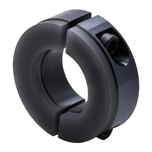 Collar de eje de acero inoxidable negro cerámica aluminio liberación rápida dos piezas collares de eje 1 2 3 4 pulgadas collar dividido - Product Image 1