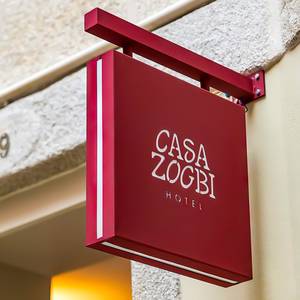 Letrero Luminoso LED Personalizado de Doble Cara para Hotel, Caja de Luz LED de Aluminio Roja para Exteriores, Letrero de Pared - Product Image 3