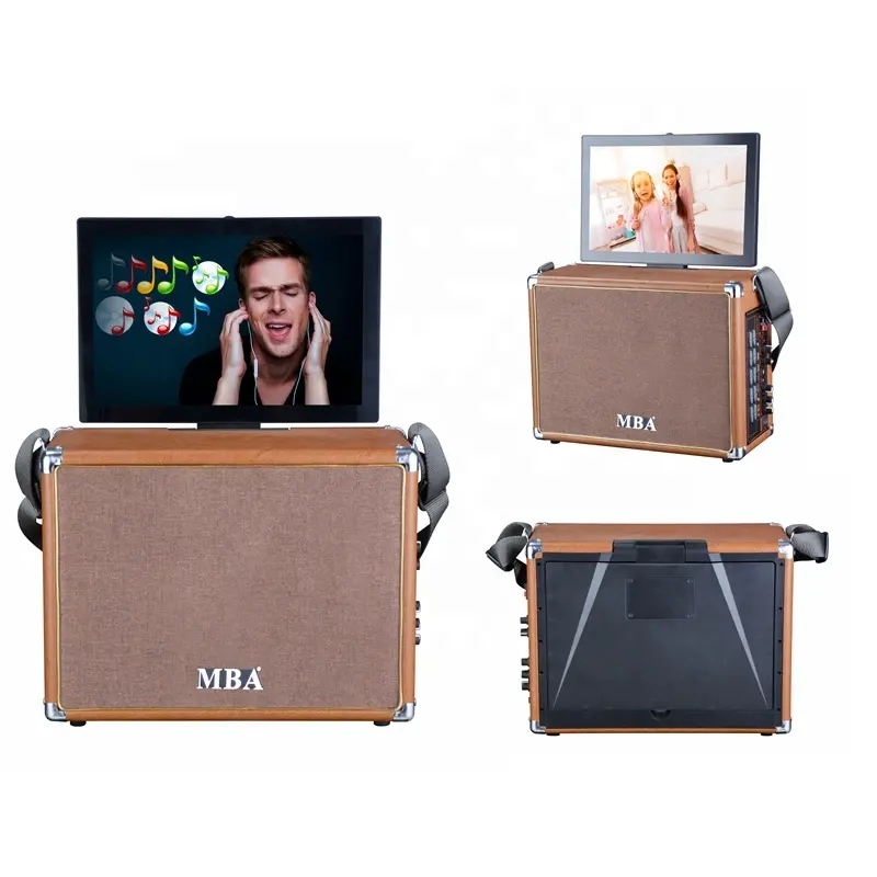 10 Inches High Power Mobile Tie Card Video Acoustics Outdoor Screen Square Dance Speakers