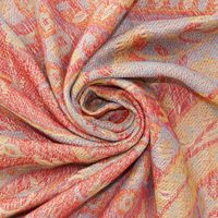 Indischer Kaschmir Türkei Phantasie Hijab Neues Design Ethnische Schals Schals Digitaldruck Atmungsaktiver Jacquard Arab Schal Drops hipping