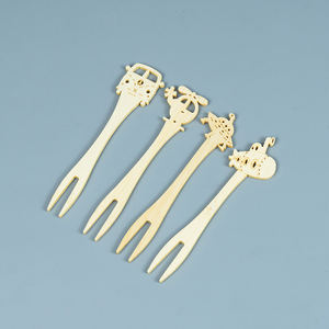 Palillos Desechables <span class=keywords><strong>de</strong></span> Bambú con Diseño <span class=keywords><strong>de</strong></span> Animales para Niños, para <span class=keywords><strong>Piña</strong></span> y Otras Frutas - Product Image 4