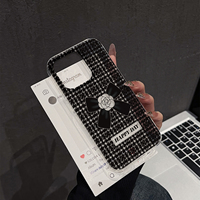 Funda al por mayor para iPhone 17 16 15 Pro Max, diseño floral y a cuadros, cubierta protectora a prueba de golpes, logotipo personalizado disponible, MOQ 1 unidad