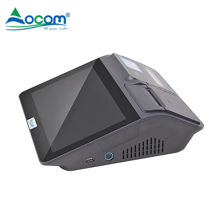 Windows Android Touch Point of Sale Pos System All in One Pos System Scanner Barcode Cash Machines 80mm Thermal Printer 1280*800