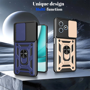 Funda Protectora Antigolpes con Anillo y Cubierta Deslizante para Cámara para <span class=keywords><strong>Honor</strong></span> X9d, Magic8 Lite, X6d, 600 Lite, X9c, <span class=keywords><strong>X8</strong></span> - Product Image 1