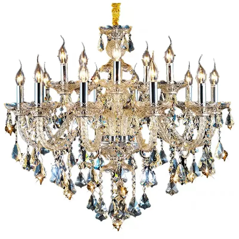 Lustre en verre de Style vénitien en cristal de Murano, lampe de décoration 85532