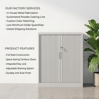 Archivador Metálico Moderno, Duradero y Ecológico, con Cerradura de Llave, Gran Capacidad, para Hogar, Oficina, Escuela y Uso Comercial
