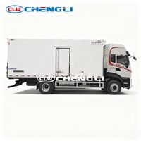 Camion frigorifique Isuzu HOWO 4x2 robuste, véhicule à température contrôlée de qualité alimentaire pour le transport de marchandises fraîches et congelées