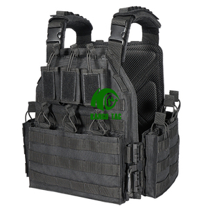 Gilet Tattico Regolabile Leggero con Sistema <span class=keywords><strong>Molle</strong></span>, Gilet Multifunzionale a Sgancio Rapido per Allenamento all'Aperto - Product Image 1