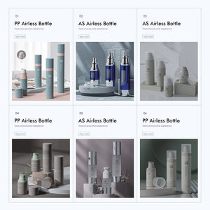 Tarro de plástico vacío para crema facial de 0,5 oz 1oz 1,8 oz con tapa de prensa - Product Image 6