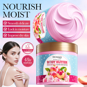 Burro <span class=keywords><strong>Corpo</strong></span> Profumato alla Fragola 200g, Lozione <span class=keywords><strong>Corpo</strong></span> Idratante e Nutriente, Aroma Dolce e Seducente per Tutti i Tipi di Pelle - Product Image 4