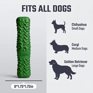Jouet à mâcher en caoutchouc vert personnalisé pour chiens, durable, interactif, grande taille, motif uni, style simple, utilisation manuelle, utilisation en intérieur - Product Image 5