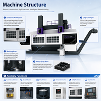 Machine de découpe de précision industrielle à haute rigidité pour tour CNC vertical – Vente en gros